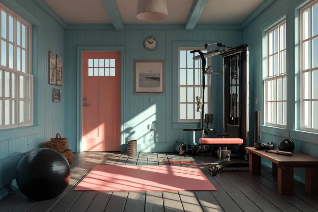 Budget Home Gym in a Small Space