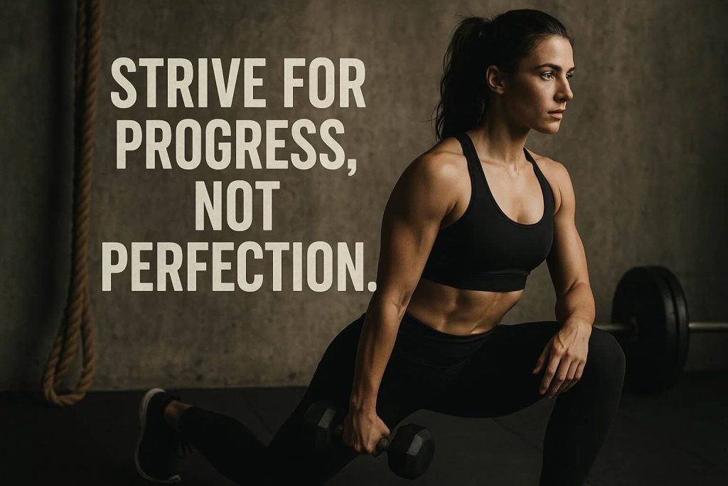 Strive for progress, not perfection