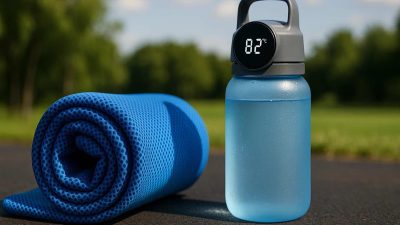 Cooling Towels and Smart Water Bottles